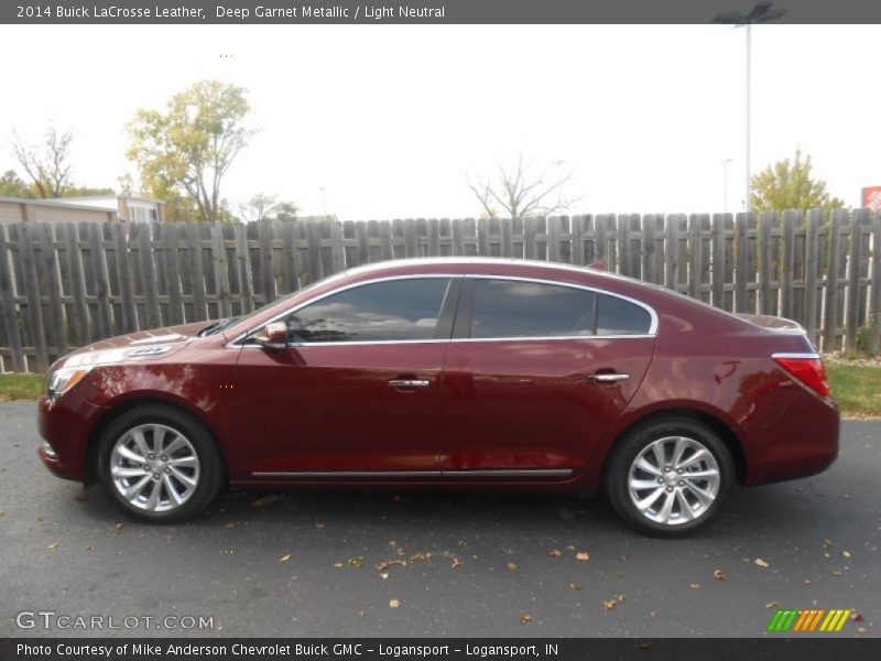 Deep Garnet Metallic / Light Neutral 2014 Buick LaCrosse Leather