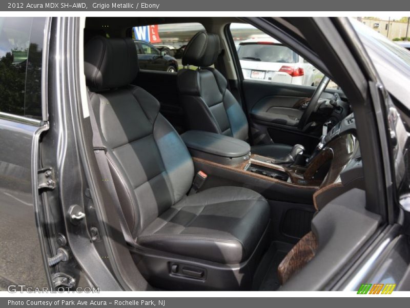 Grigio Metallic / Ebony 2012 Acura MDX SH-AWD