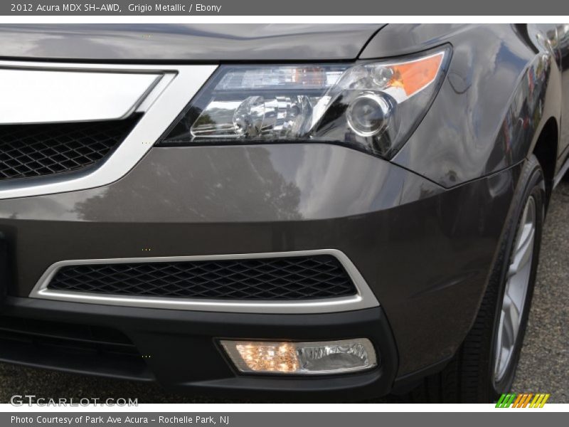 Grigio Metallic / Ebony 2012 Acura MDX SH-AWD