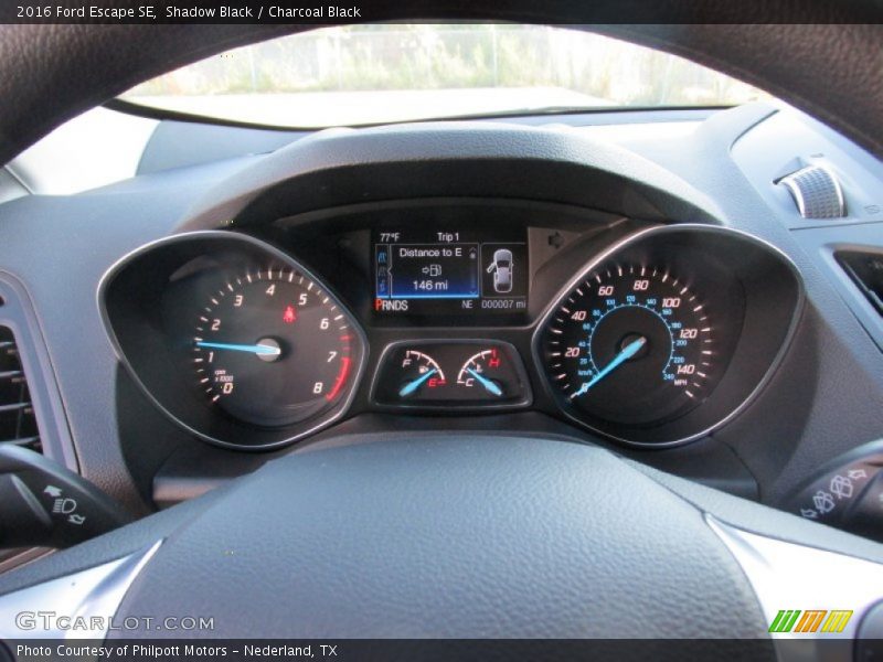 Shadow Black / Charcoal Black 2016 Ford Escape SE