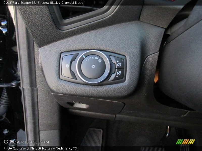 Shadow Black / Charcoal Black 2016 Ford Escape SE
