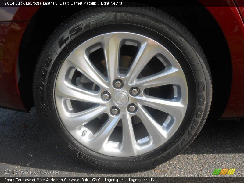 Deep Garnet Metallic / Light Neutral 2014 Buick LaCrosse Leather