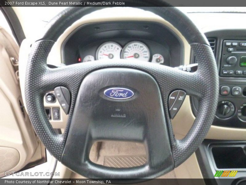 Dune Pearl Metallic / Medium/Dark Pebble 2007 Ford Escape XLS