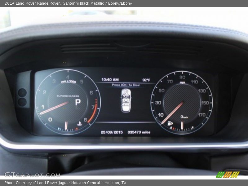 Santorini Black Metallic / Ebony/Ebony 2014 Land Rover Range Rover