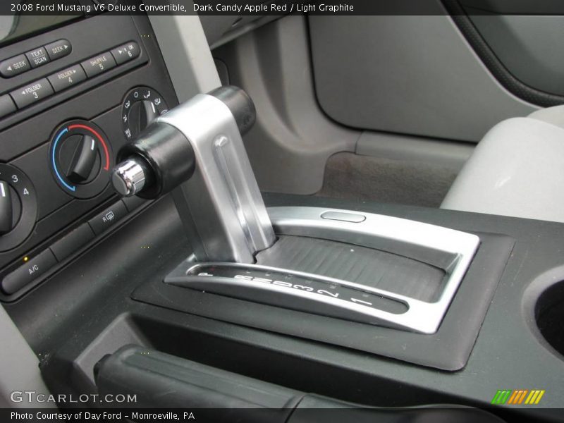 Dark Candy Apple Red / Light Graphite 2008 Ford Mustang V6 Deluxe Convertible