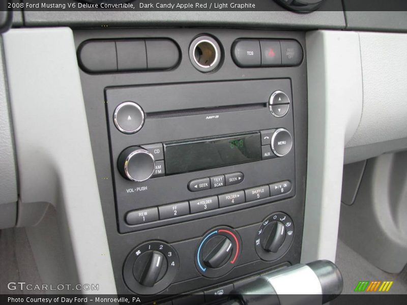 Dark Candy Apple Red / Light Graphite 2008 Ford Mustang V6 Deluxe Convertible