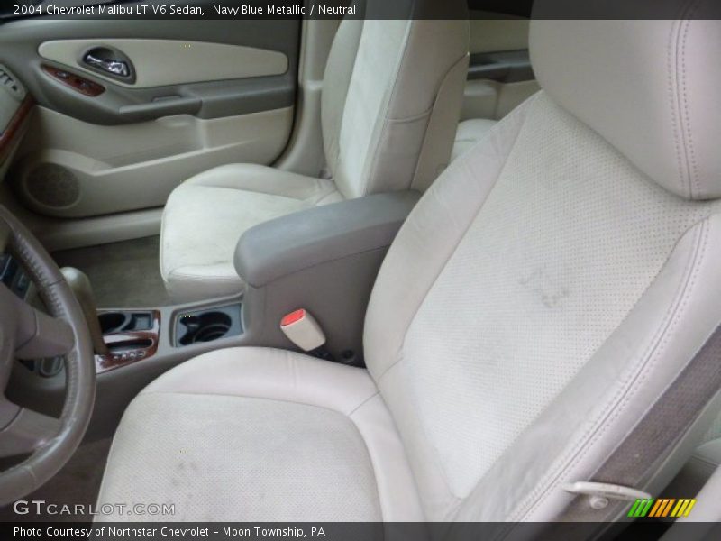 Navy Blue Metallic / Neutral 2004 Chevrolet Malibu LT V6 Sedan
