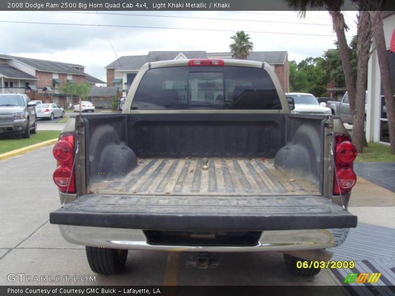 Light Khaki Metallic / Khaki 2008 Dodge Ram 2500 Big Horn Quad Cab 4x4