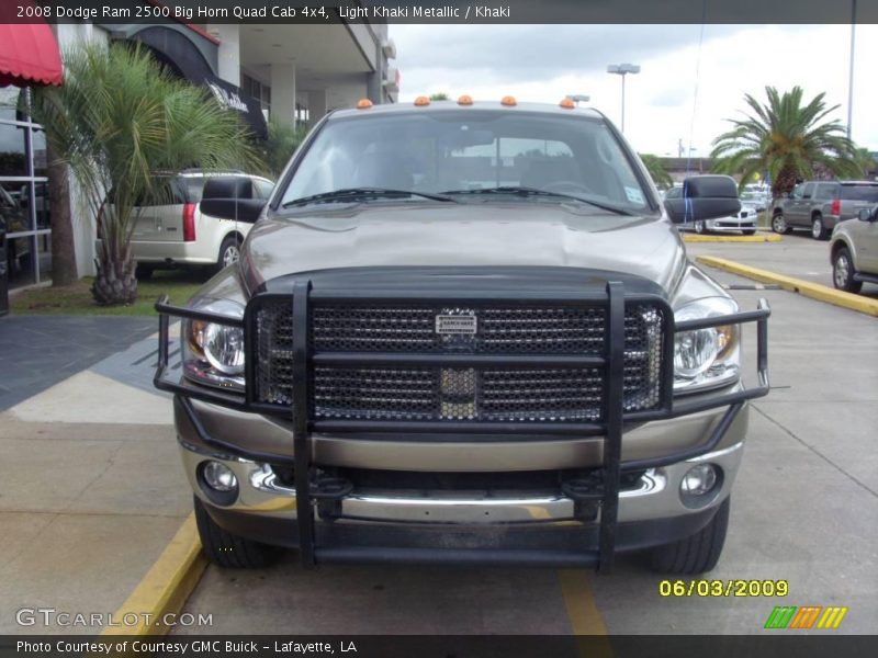 Light Khaki Metallic / Khaki 2008 Dodge Ram 2500 Big Horn Quad Cab 4x4