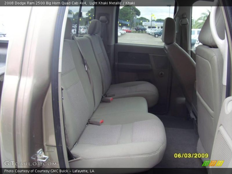 Light Khaki Metallic / Khaki 2008 Dodge Ram 2500 Big Horn Quad Cab 4x4
