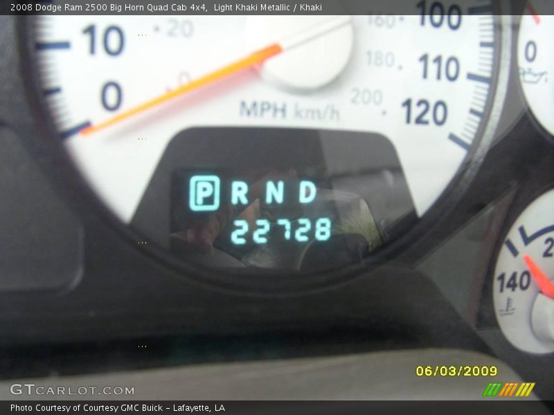 Light Khaki Metallic / Khaki 2008 Dodge Ram 2500 Big Horn Quad Cab 4x4