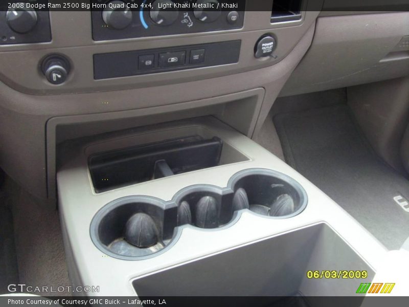 Light Khaki Metallic / Khaki 2008 Dodge Ram 2500 Big Horn Quad Cab 4x4