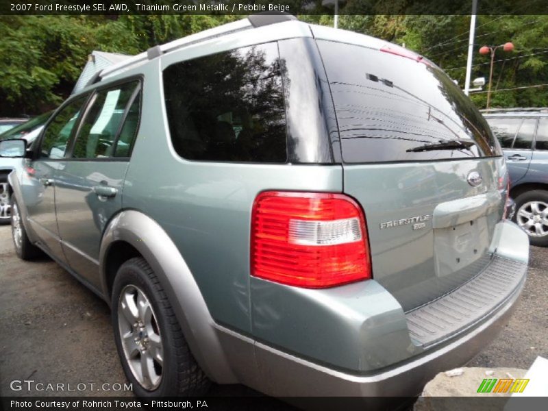 Titanium Green Metallic / Pebble Beige 2007 Ford Freestyle SEL AWD