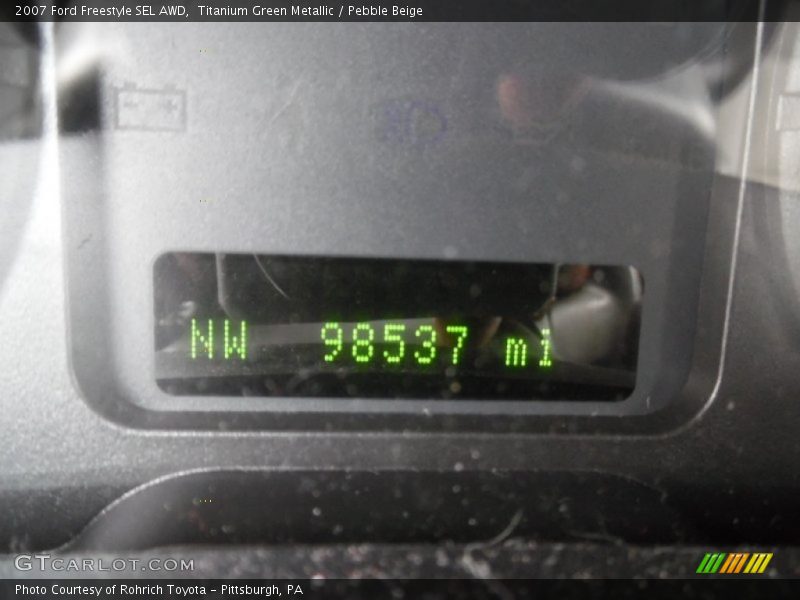 Titanium Green Metallic / Pebble Beige 2007 Ford Freestyle SEL AWD