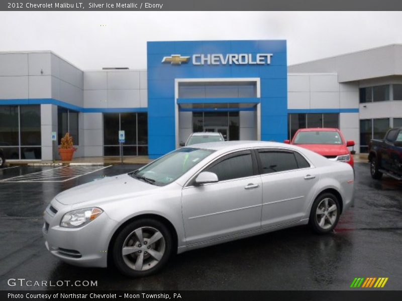 Silver Ice Metallic / Ebony 2012 Chevrolet Malibu LT