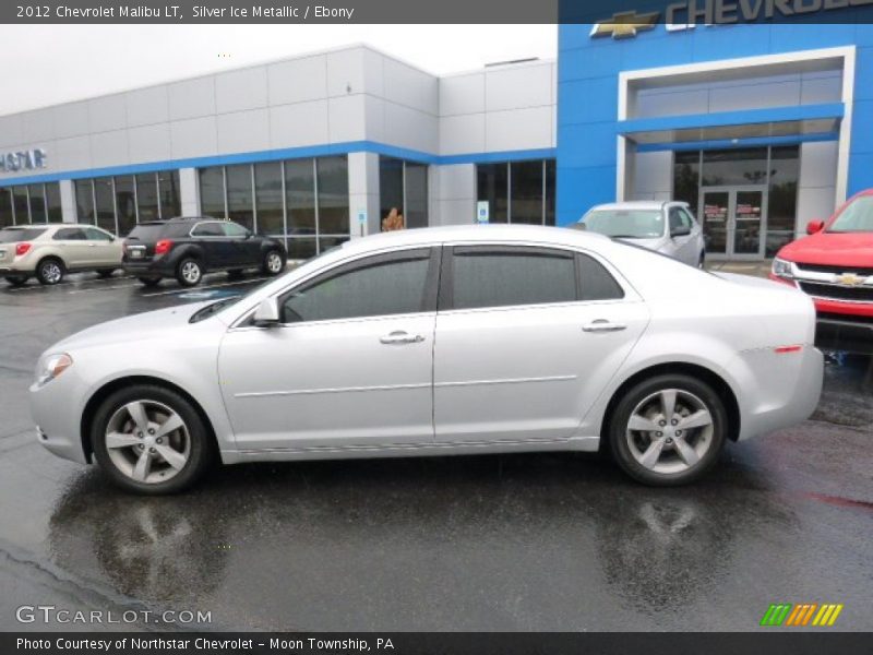 Silver Ice Metallic / Ebony 2012 Chevrolet Malibu LT