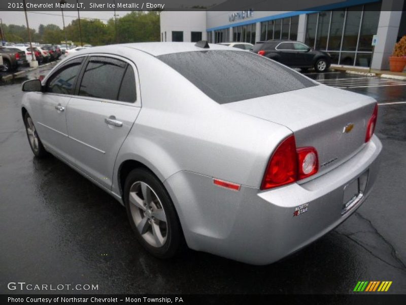 Silver Ice Metallic / Ebony 2012 Chevrolet Malibu LT