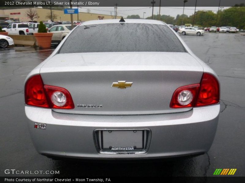 Silver Ice Metallic / Ebony 2012 Chevrolet Malibu LT