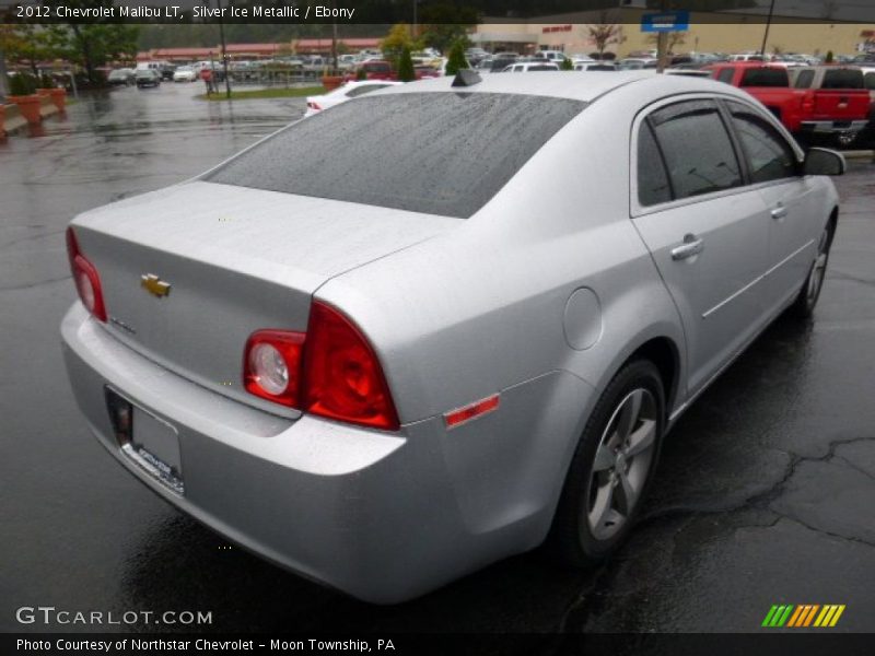 Silver Ice Metallic / Ebony 2012 Chevrolet Malibu LT