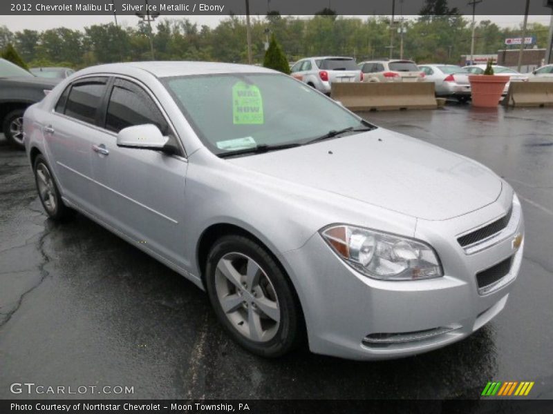 Silver Ice Metallic / Ebony 2012 Chevrolet Malibu LT