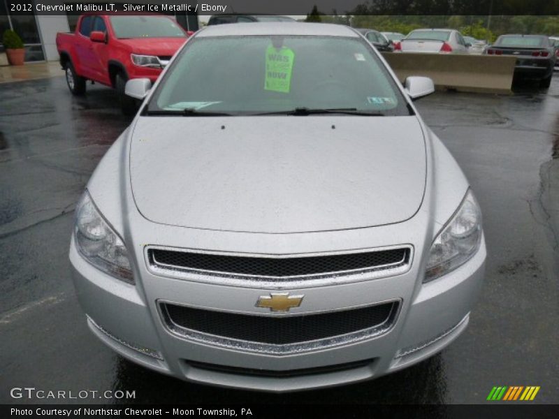 Silver Ice Metallic / Ebony 2012 Chevrolet Malibu LT