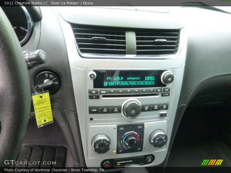 Silver Ice Metallic / Ebony 2012 Chevrolet Malibu LT