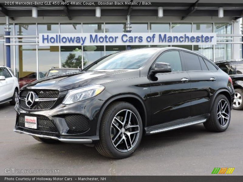 Obsidian Black Metallic / Black 2016 Mercedes-Benz GLE 450 AMG 4Matic Coupe
