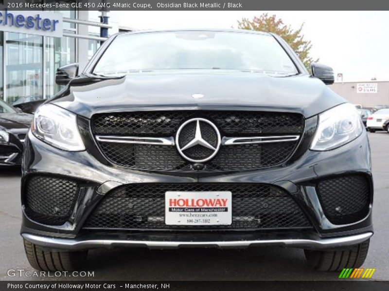 Obsidian Black Metallic / Black 2016 Mercedes-Benz GLE 450 AMG 4Matic Coupe