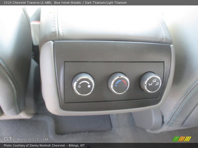 Blue Velvet Metallic / Dark Titanium/Light Titanium 2016 Chevrolet Traverse LS AWD
