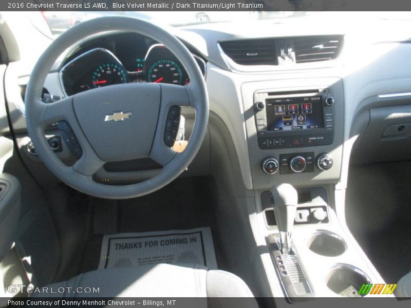 Blue Velvet Metallic / Dark Titanium/Light Titanium 2016 Chevrolet Traverse LS AWD