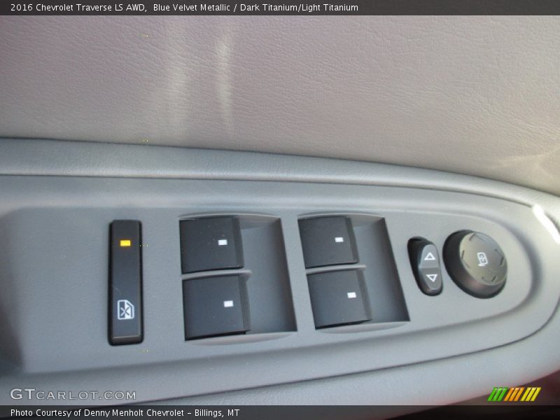 Blue Velvet Metallic / Dark Titanium/Light Titanium 2016 Chevrolet Traverse LS AWD