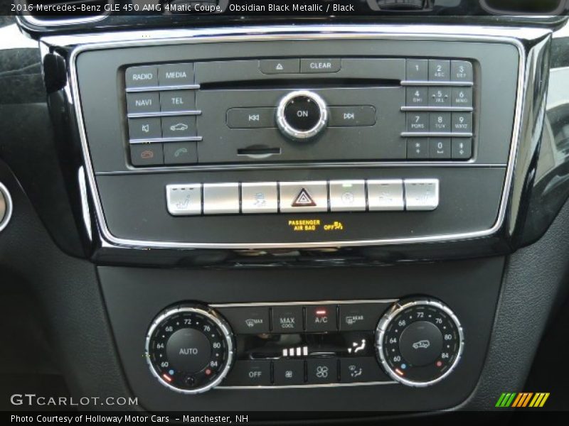 Controls of 2016 GLE 450 AMG 4Matic Coupe