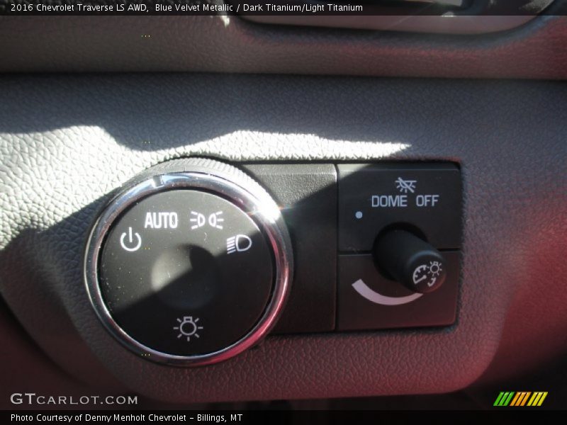 Blue Velvet Metallic / Dark Titanium/Light Titanium 2016 Chevrolet Traverse LS AWD
