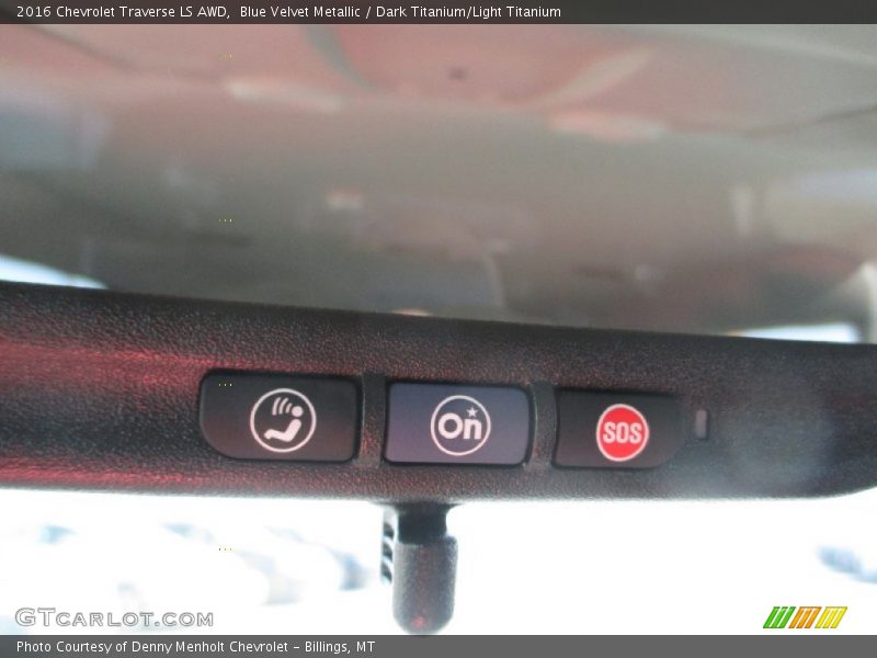Blue Velvet Metallic / Dark Titanium/Light Titanium 2016 Chevrolet Traverse LS AWD
