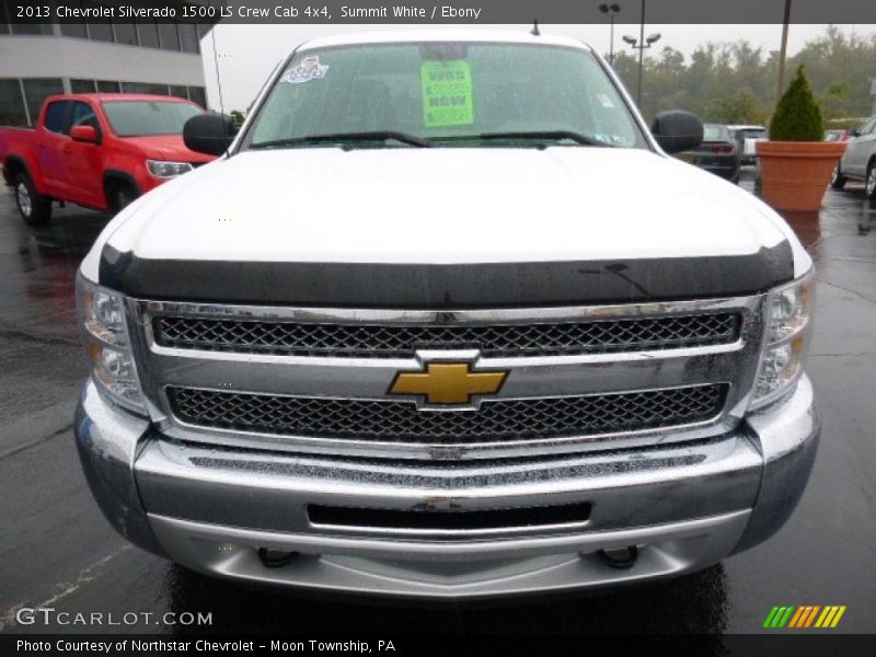 Summit White / Ebony 2013 Chevrolet Silverado 1500 LS Crew Cab 4x4