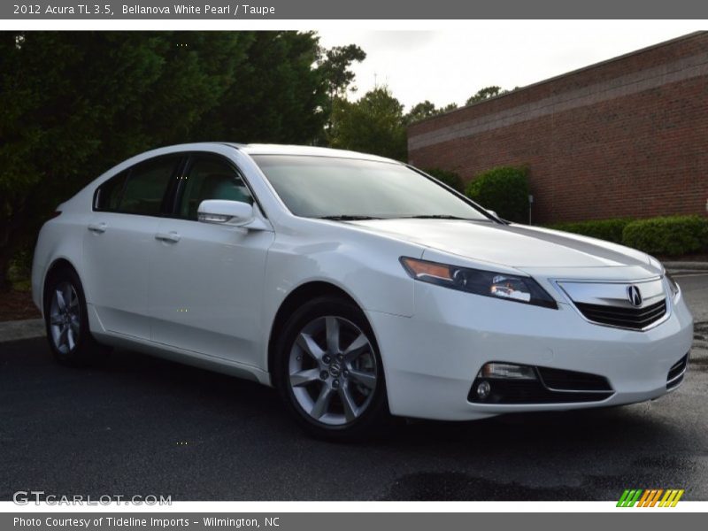 Bellanova White Pearl / Taupe 2012 Acura TL 3.5