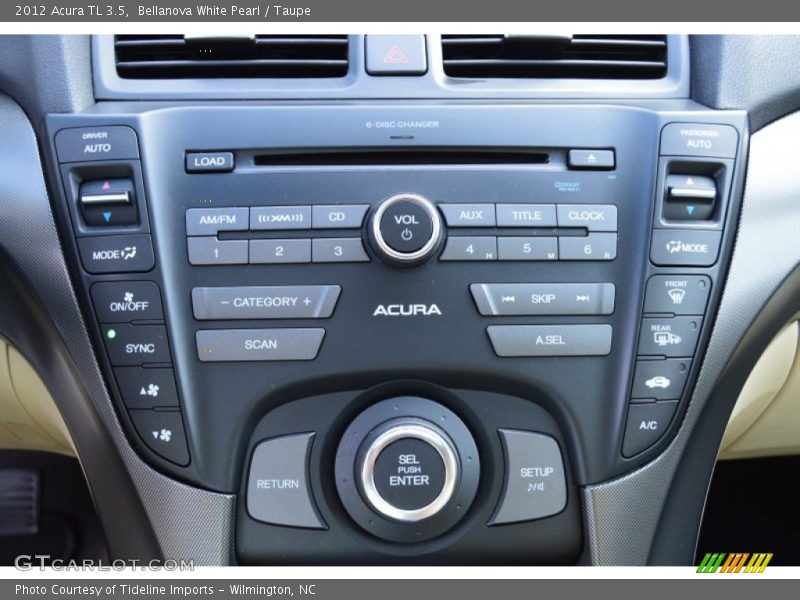Bellanova White Pearl / Taupe 2012 Acura TL 3.5