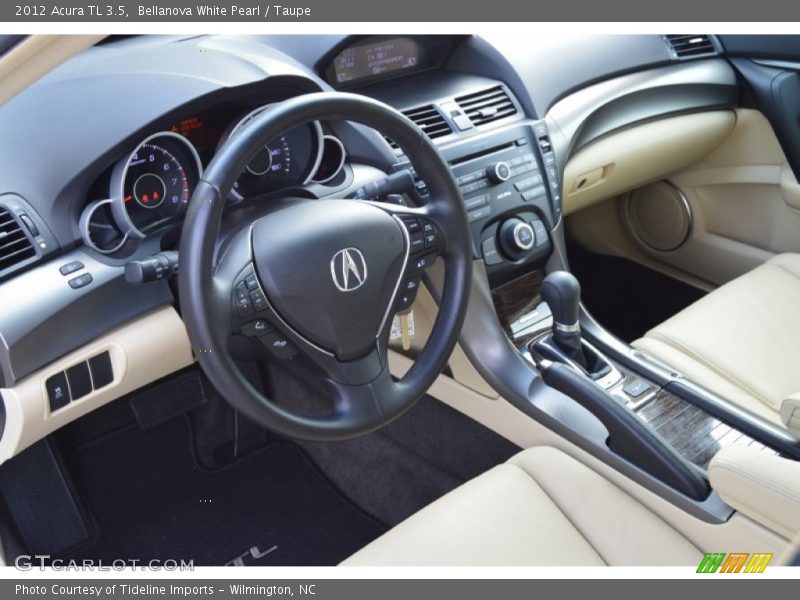 Bellanova White Pearl / Taupe 2012 Acura TL 3.5