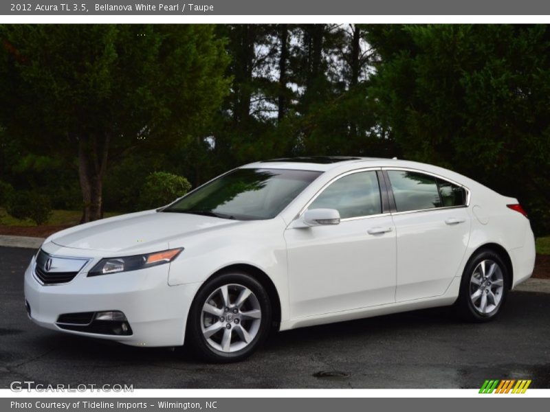 Bellanova White Pearl / Taupe 2012 Acura TL 3.5