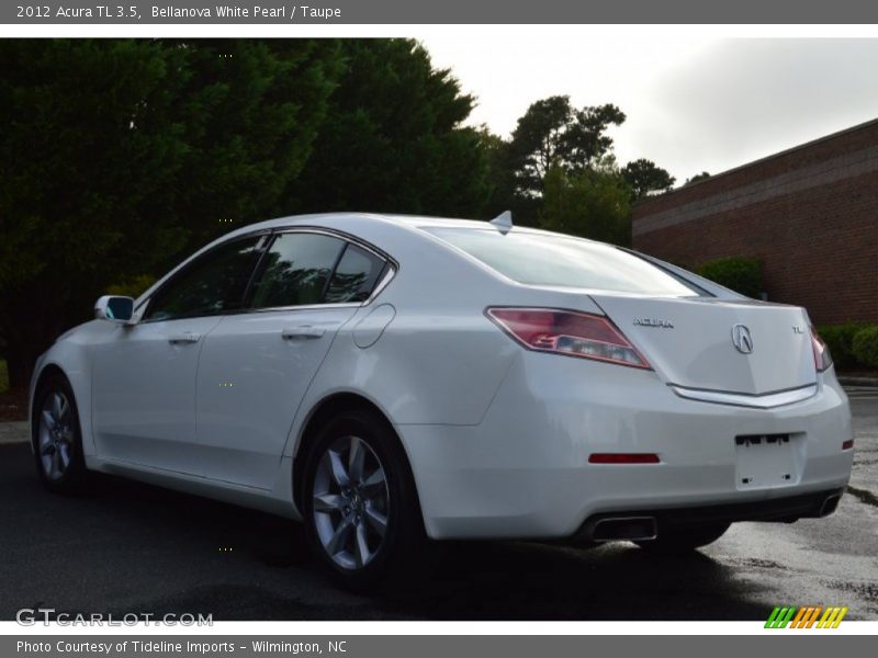 Bellanova White Pearl / Taupe 2012 Acura TL 3.5