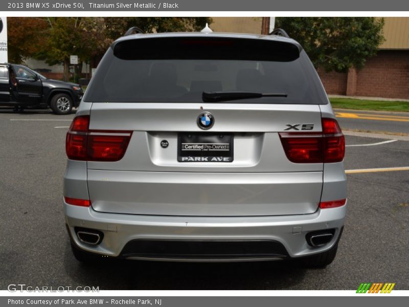 Titanium Silver Metallic / Black 2013 BMW X5 xDrive 50i