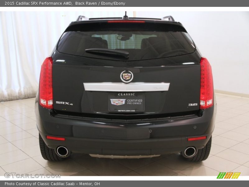 Black Raven / Ebony/Ebony 2015 Cadillac SRX Performance AWD