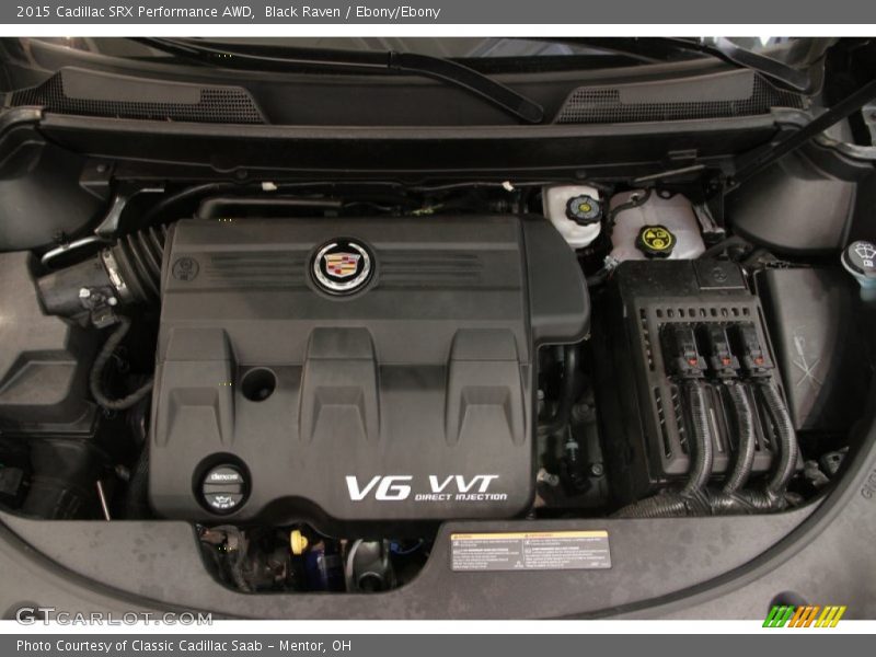 Black Raven / Ebony/Ebony 2015 Cadillac SRX Performance AWD