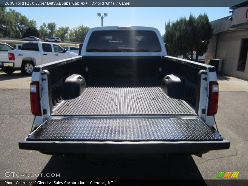 Oxford White / Camel 2008 Ford F250 Super Duty XL SuperCab 4x4