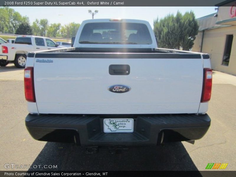Oxford White / Camel 2008 Ford F250 Super Duty XL SuperCab 4x4