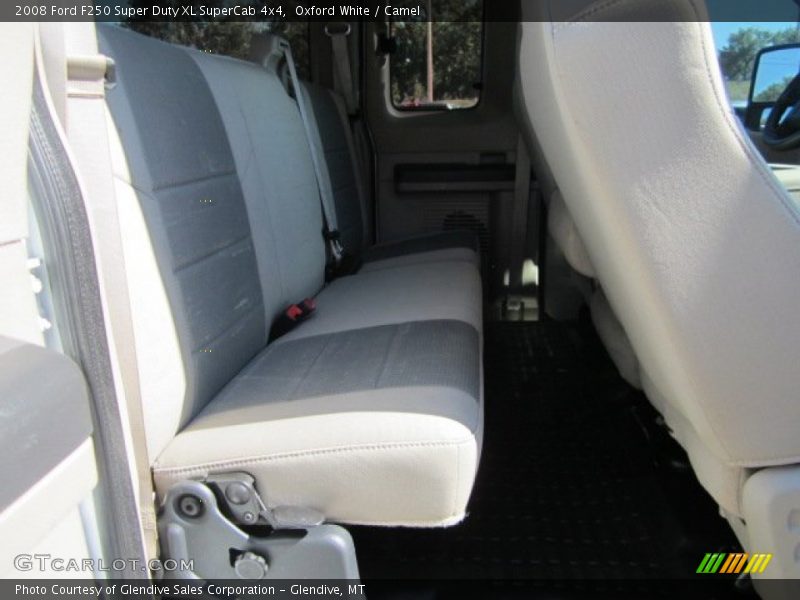 Oxford White / Camel 2008 Ford F250 Super Duty XL SuperCab 4x4