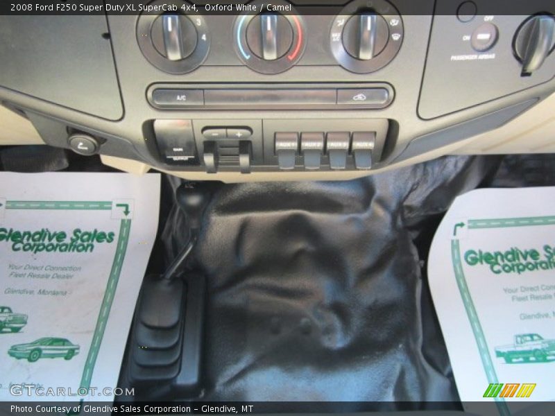 Oxford White / Camel 2008 Ford F250 Super Duty XL SuperCab 4x4
