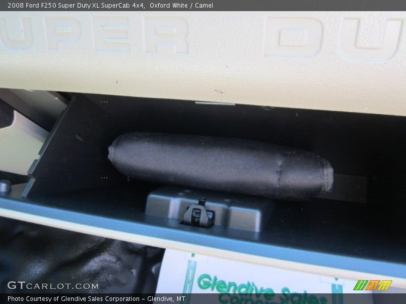 Oxford White / Camel 2008 Ford F250 Super Duty XL SuperCab 4x4