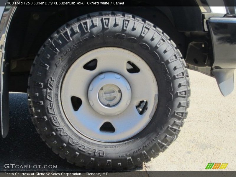 Oxford White / Camel 2008 Ford F250 Super Duty XL SuperCab 4x4