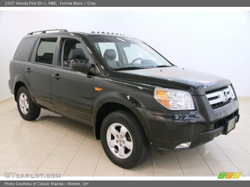 Formal Black / Gray 2007 Honda Pilot EX-L 4WD